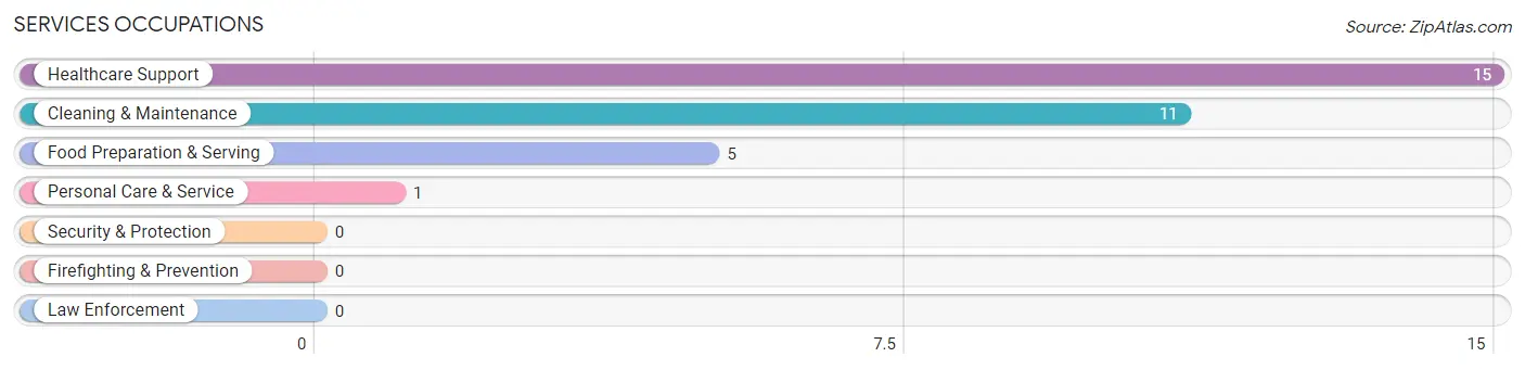 Services Occupations in Hunter