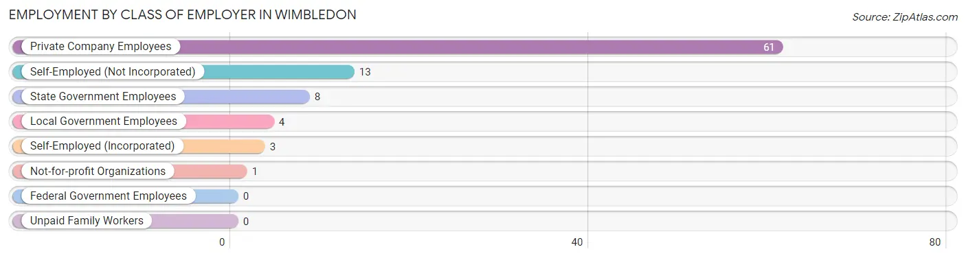 Employment by Class of Employer in Wimbledon