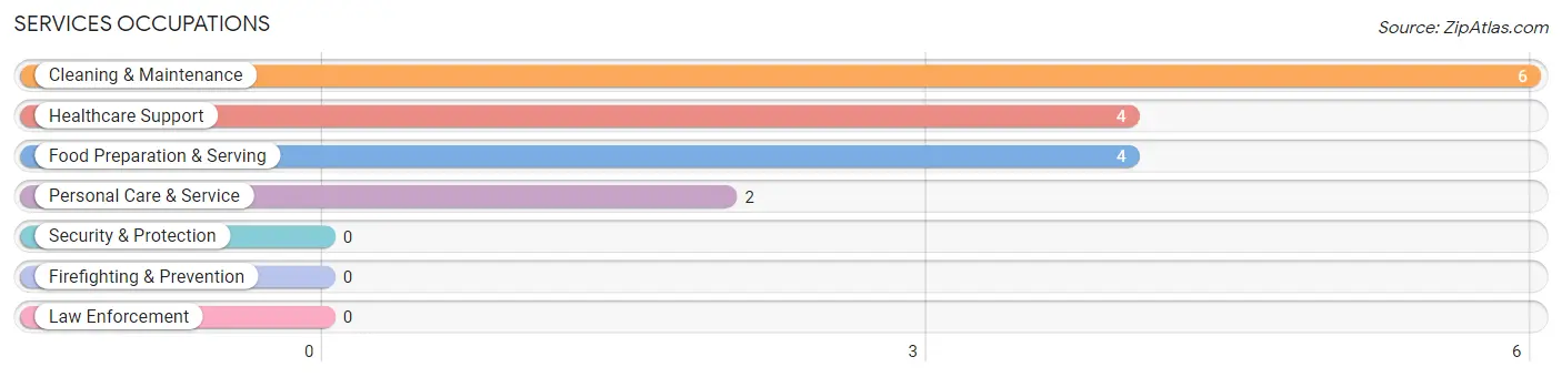 Services Occupations in Ashton