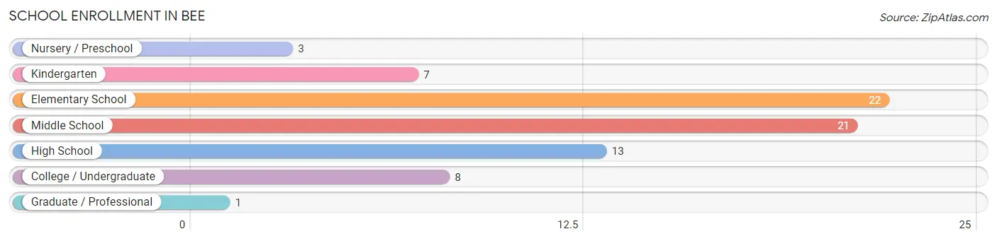School Enrollment in Bee