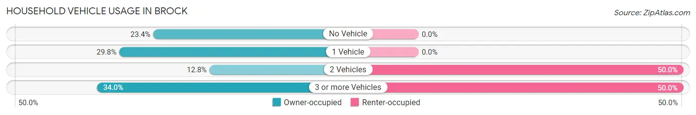 Household Vehicle Usage in Brock