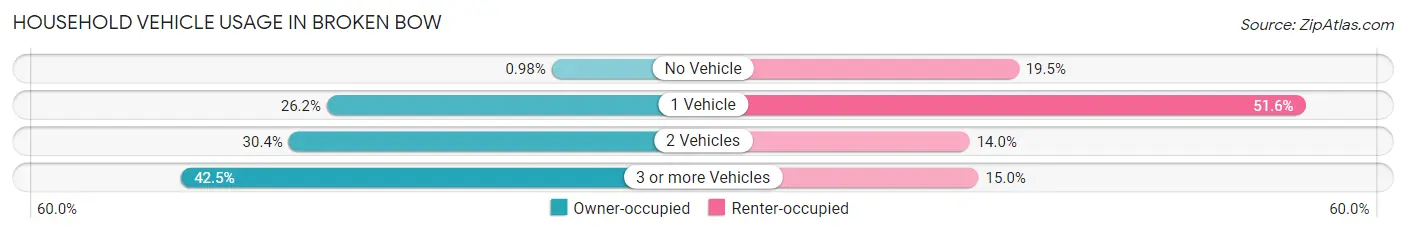 Household Vehicle Usage in Broken Bow
