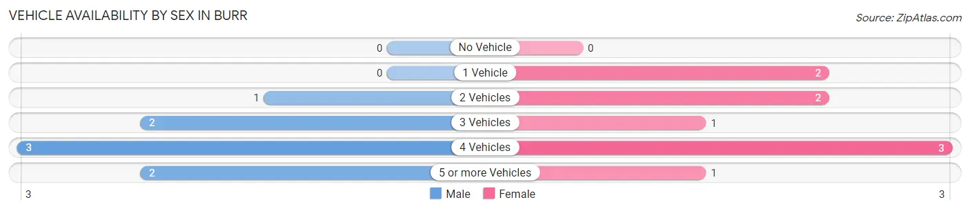 Vehicle Availability by Sex in Burr