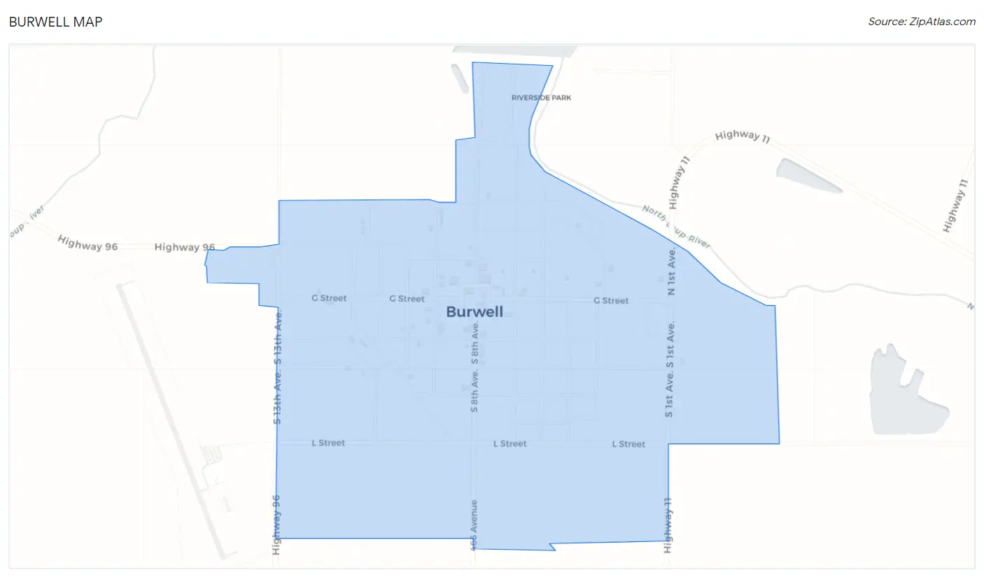 Burwell Map