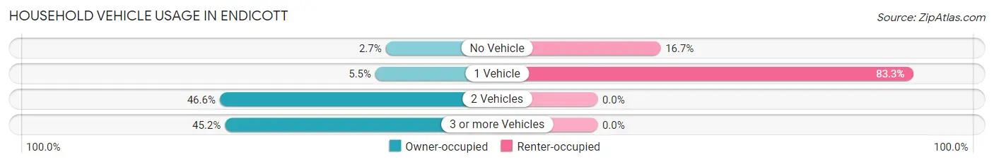 Household Vehicle Usage in Endicott