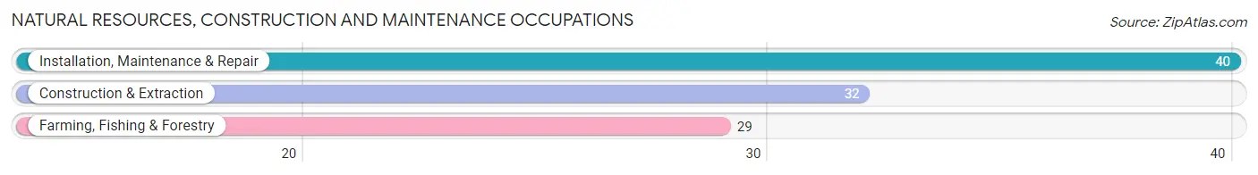 Natural Resources, Construction and Maintenance Occupations in Hartington