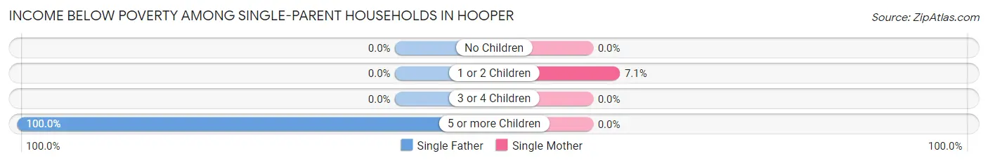 Income Below Poverty Among Single-Parent Households in Hooper