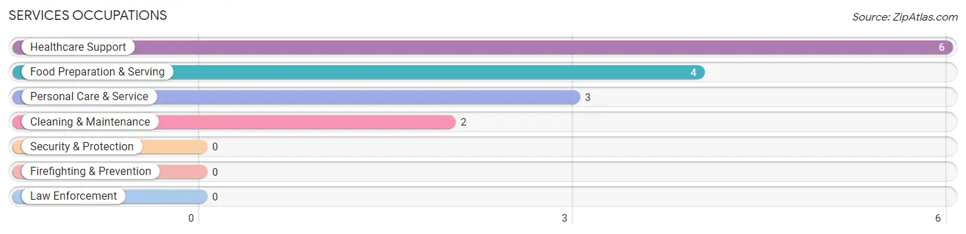 Services Occupations in Lodgepole