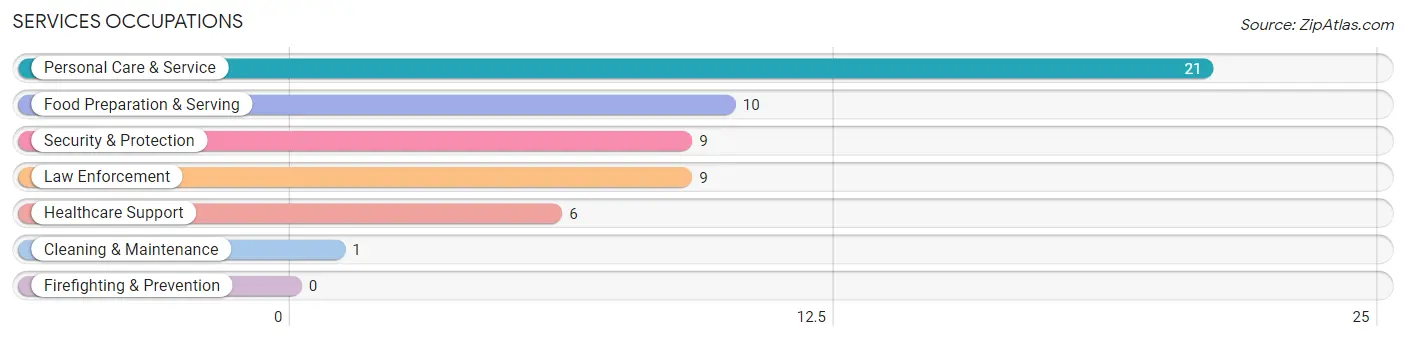 Services Occupations in Milligan