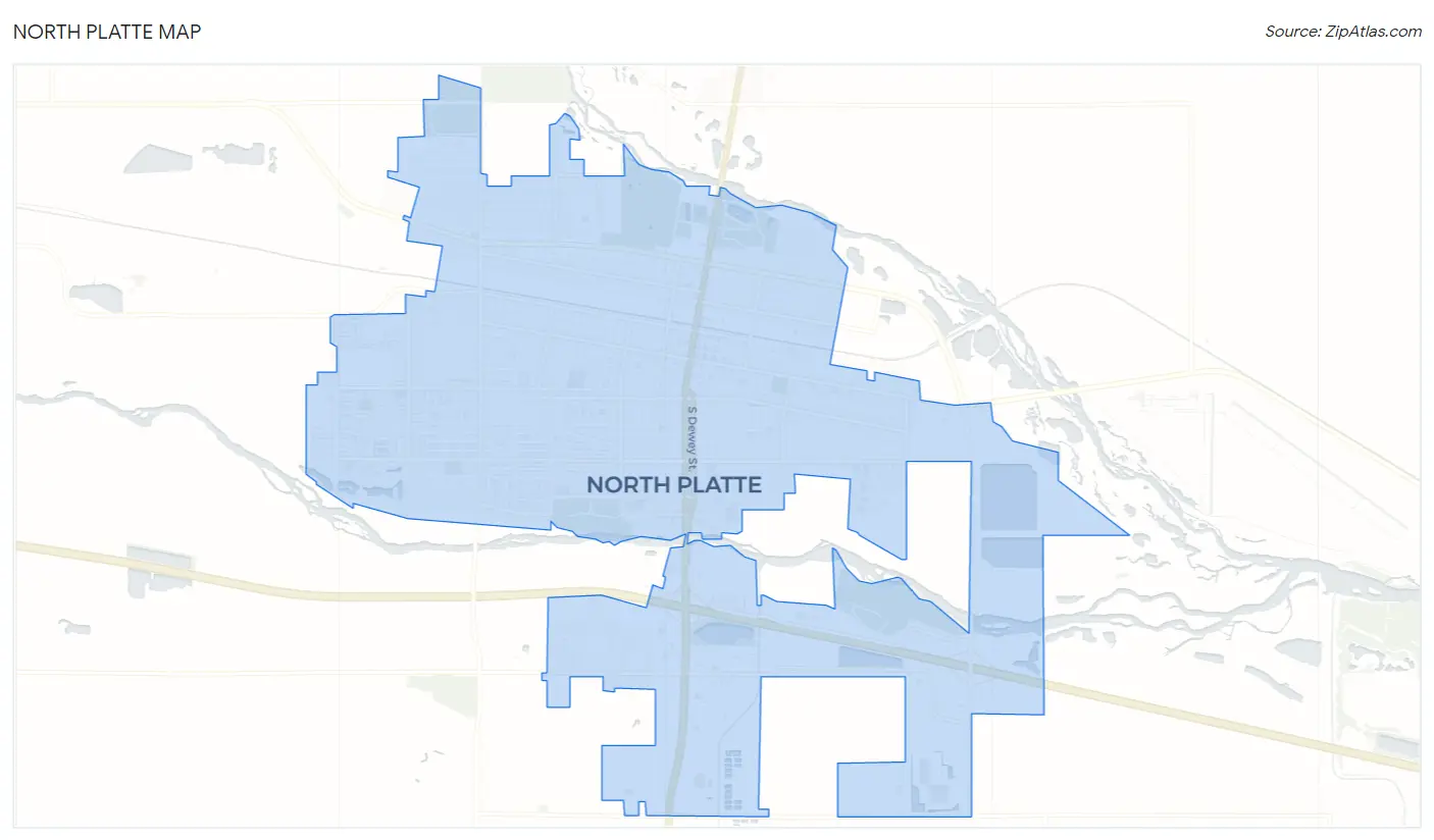 North Platte Map