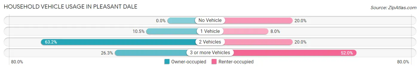 Household Vehicle Usage in Pleasant Dale
