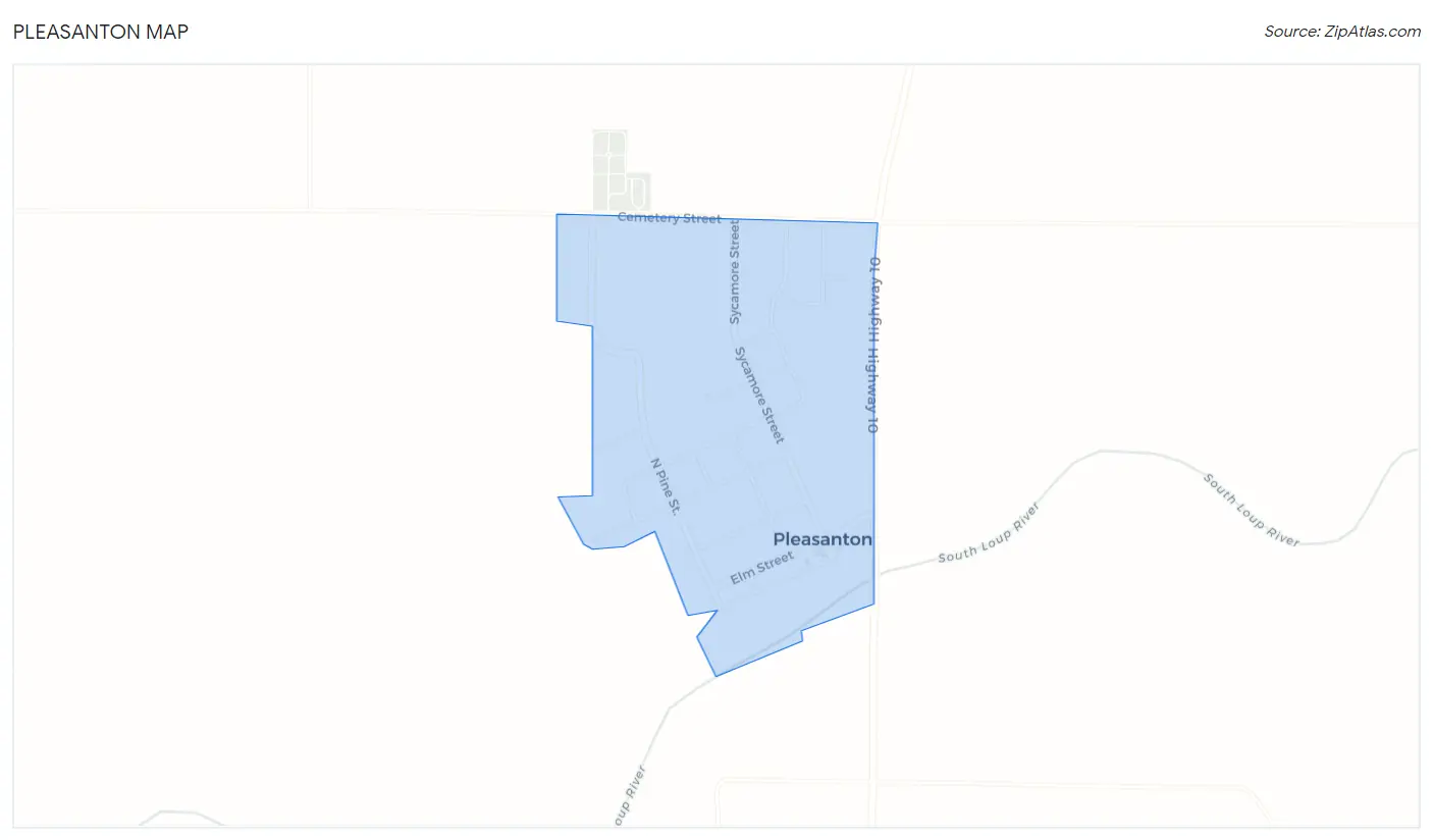 Pleasanton Map