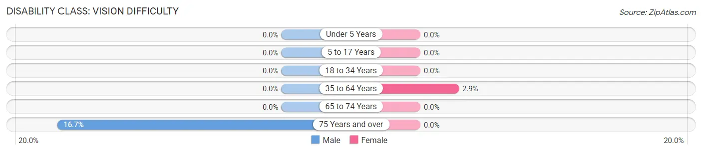 Disability in Wilcox: <span>Vision Difficulty</span>