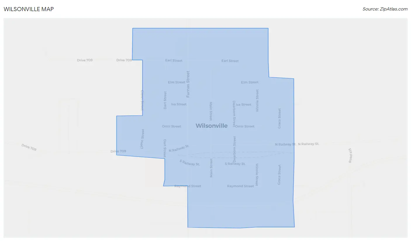 Wilsonville Map