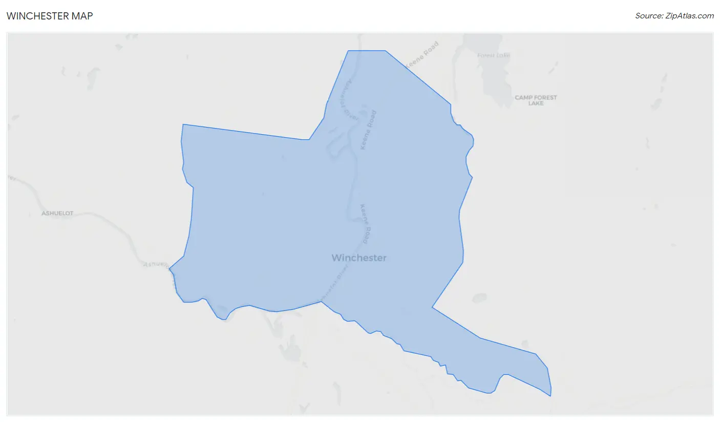 Winchester Map