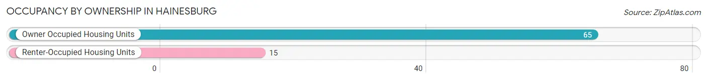 Occupancy by Ownership in Hainesburg