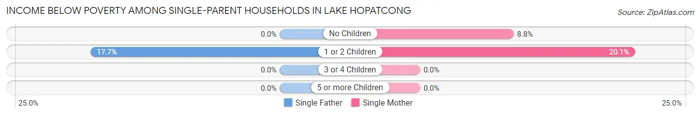 Income Below Poverty Among Single-Parent Households in Lake Hopatcong