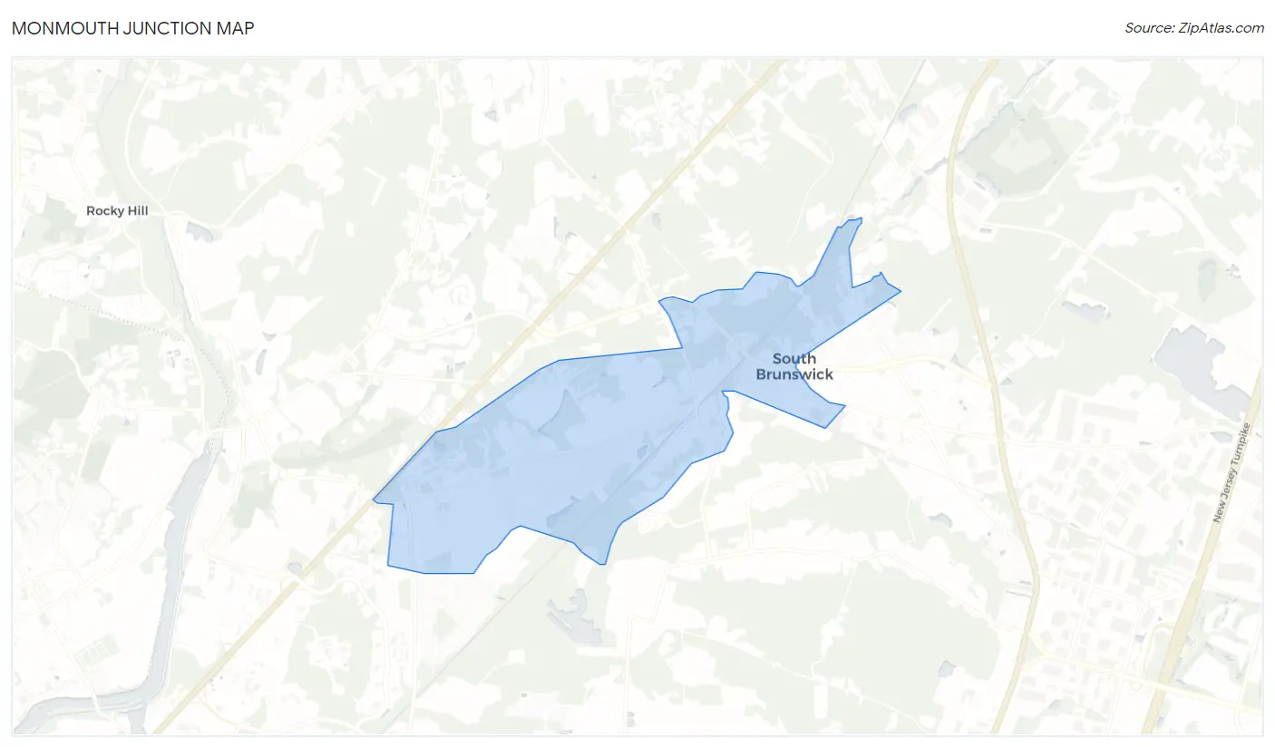 Monmouth Junction Map