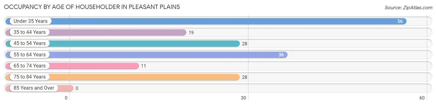 Occupancy by Age of Householder in Pleasant Plains