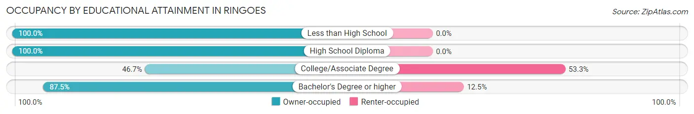 Occupancy by Educational Attainment in Ringoes