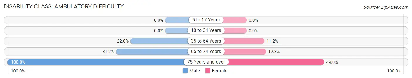 Disability in Carrizozo: <span>Ambulatory Difficulty</span>