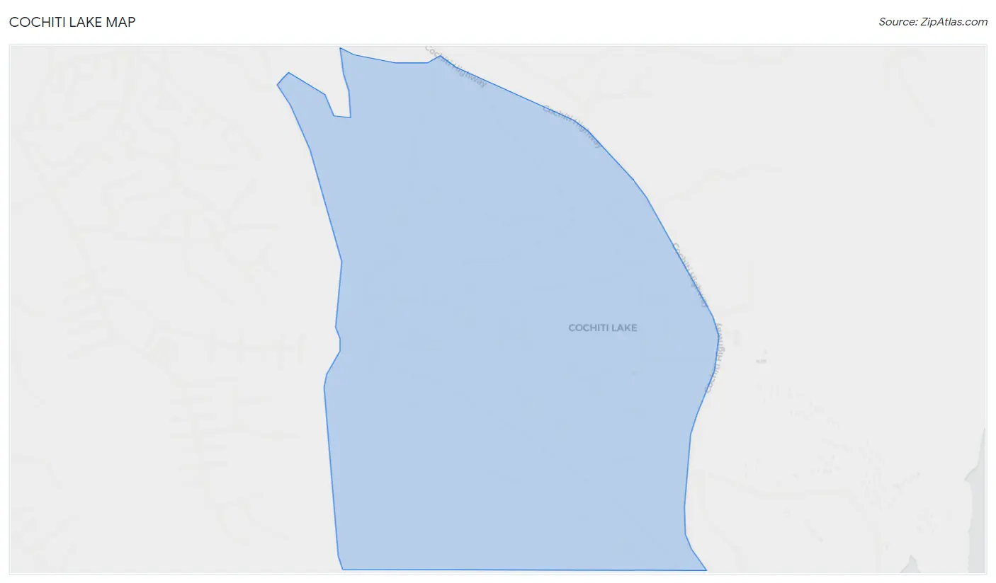 Cochiti Lake Map