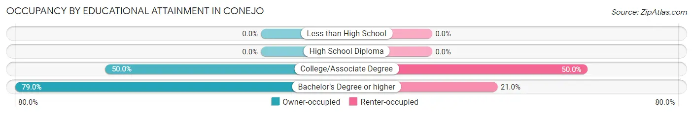 Occupancy by Educational Attainment in Conejo