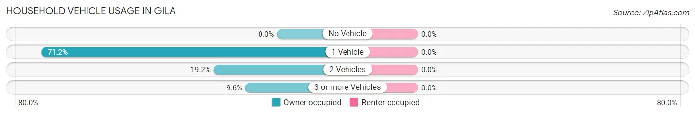 Household Vehicle Usage in Gila