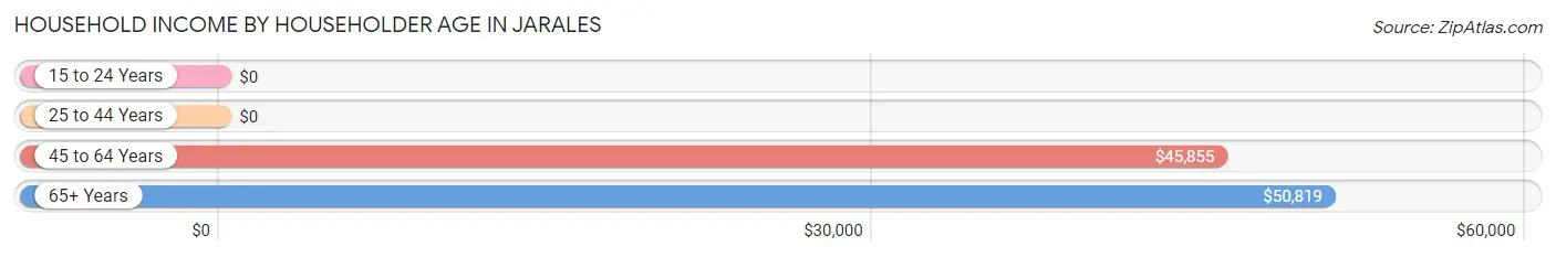 Household Income by Householder Age in Jarales