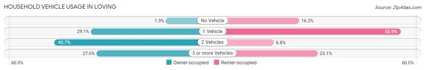Household Vehicle Usage in Loving