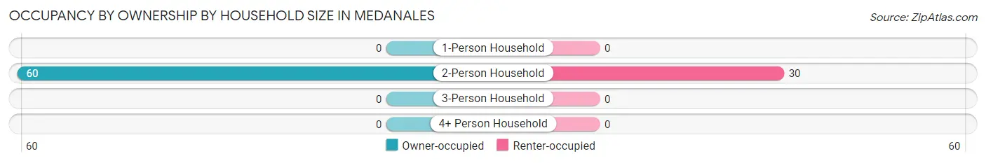 Occupancy by Ownership by Household Size in Medanales