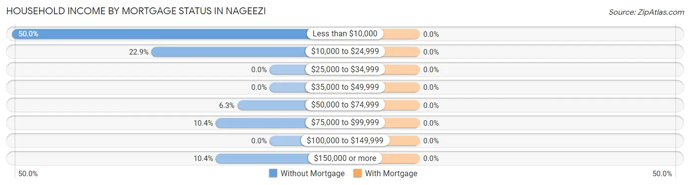 Household Income by Mortgage Status in Nageezi