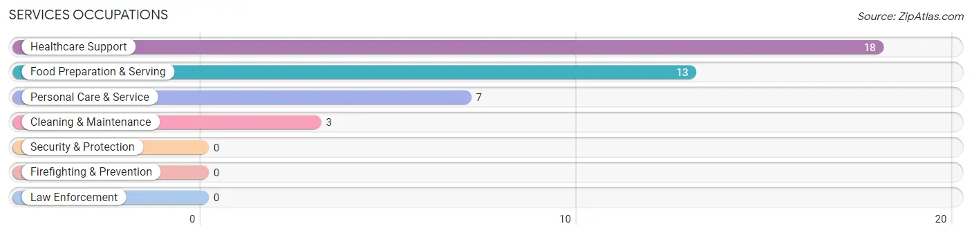 Services Occupations in Pinedale