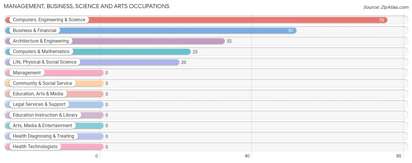 Management, Business, Science and Arts Occupations in San Antonito CDP Bernalillo County