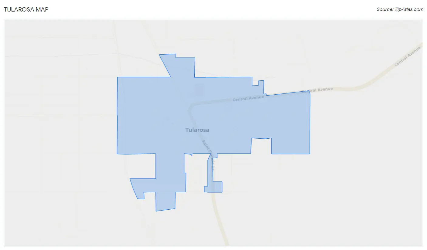 Tularosa Map