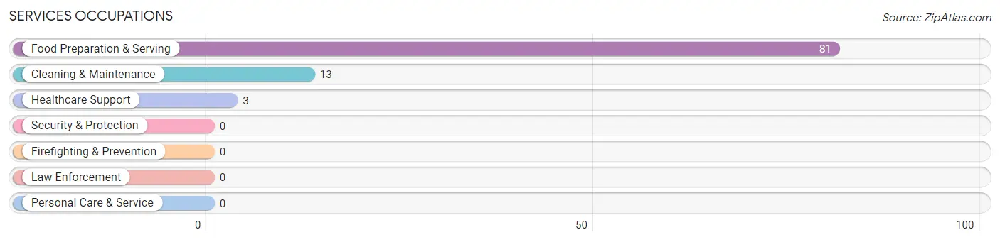 Services Occupations in Fallon Station