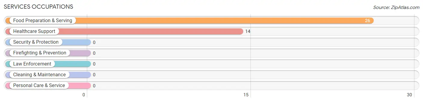 Services Occupations in Golden Valley