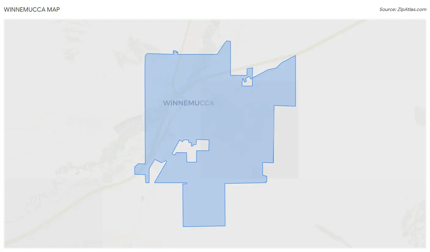 Winnemucca Map