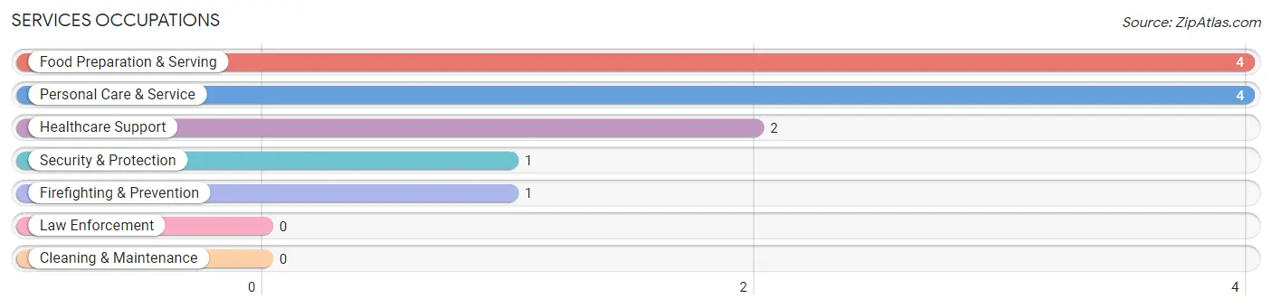 Services Occupations in Argyle