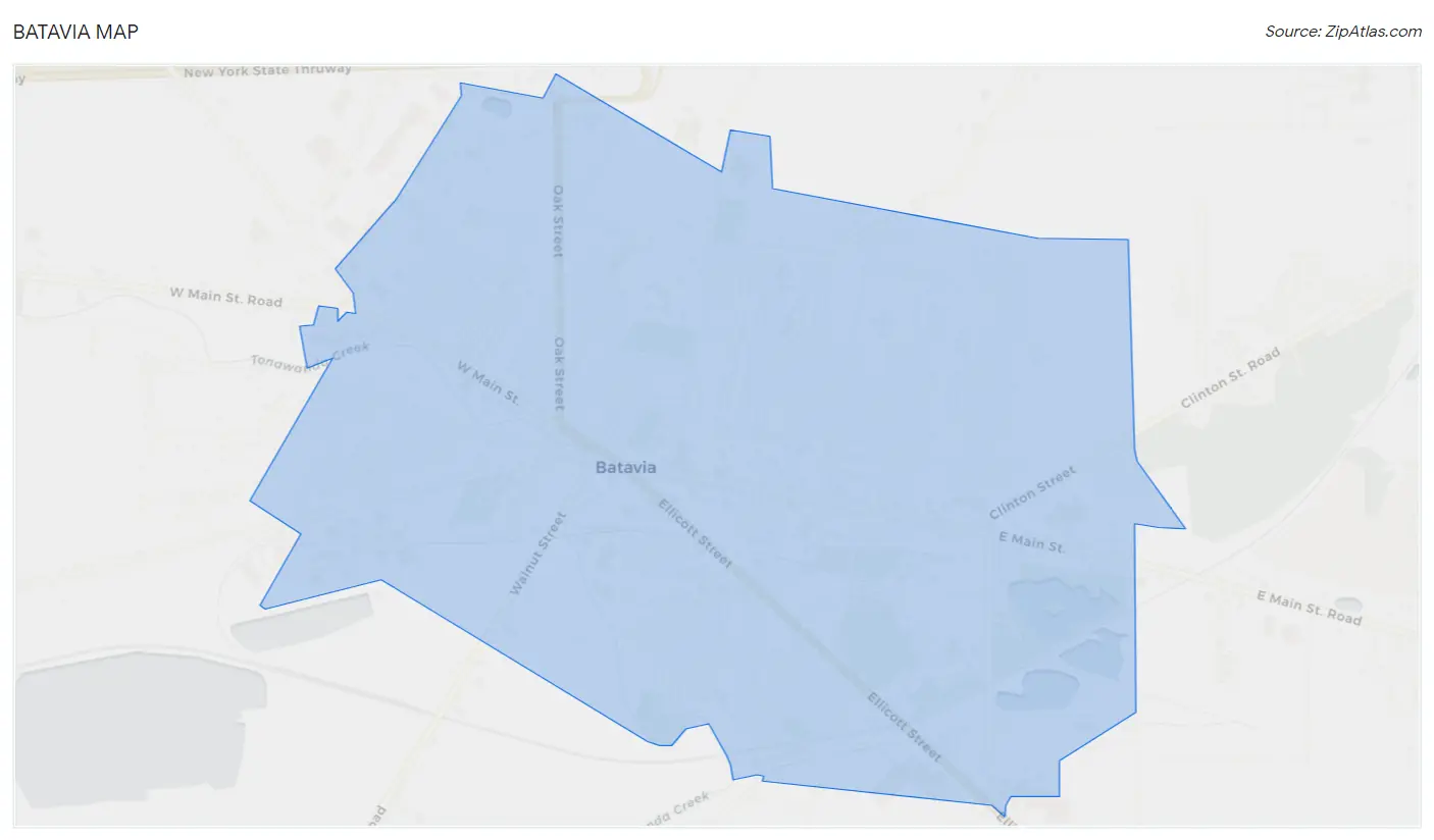 Batavia Map