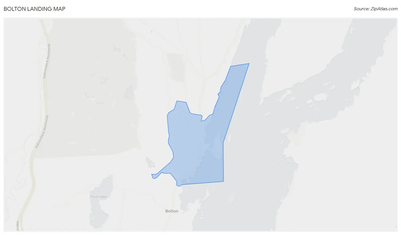 Bolton Landing Map