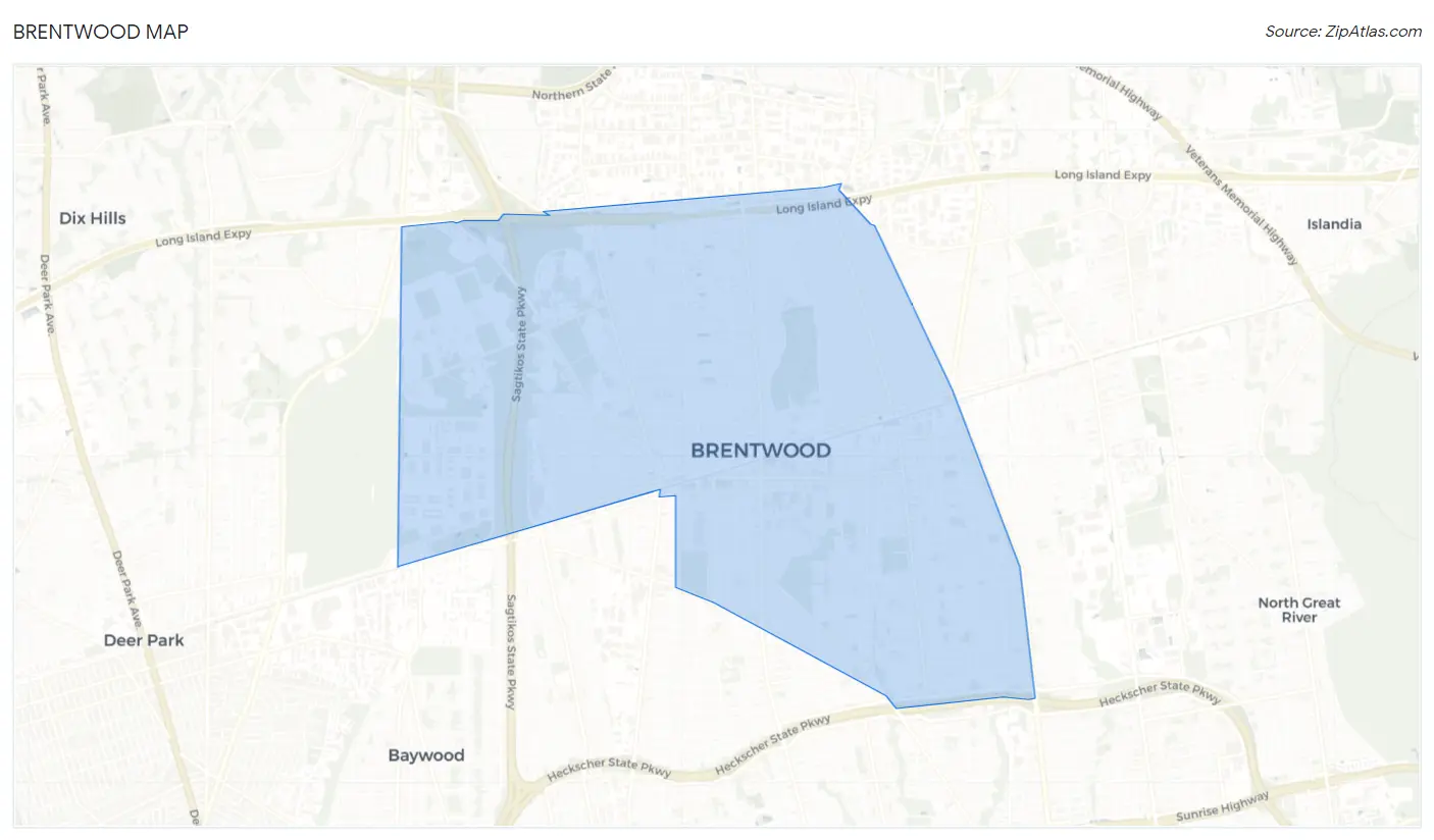 Brentwood Map