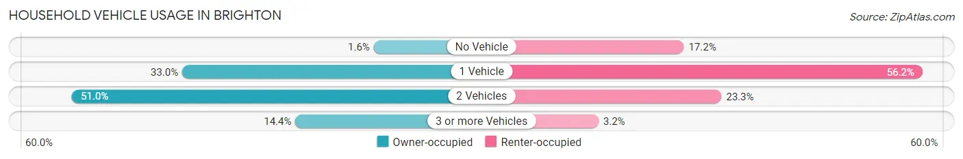 Household Vehicle Usage in Brighton