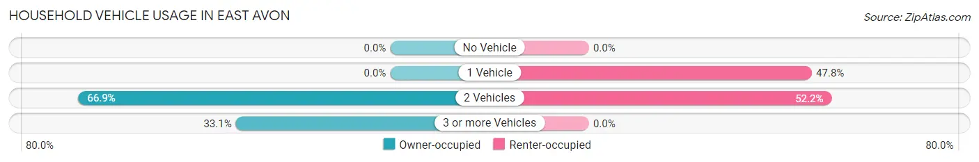 Household Vehicle Usage in East Avon