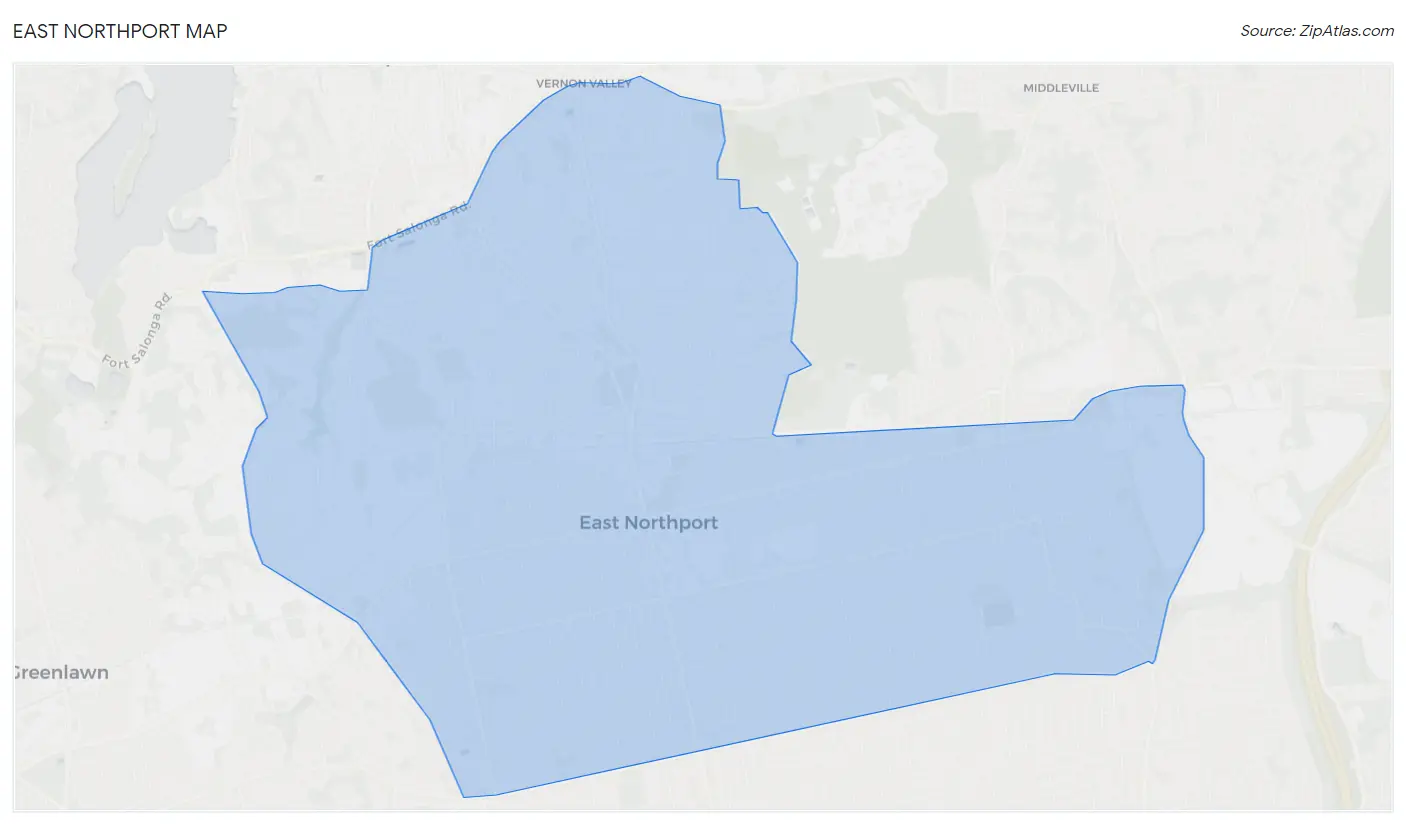 East Northport Map