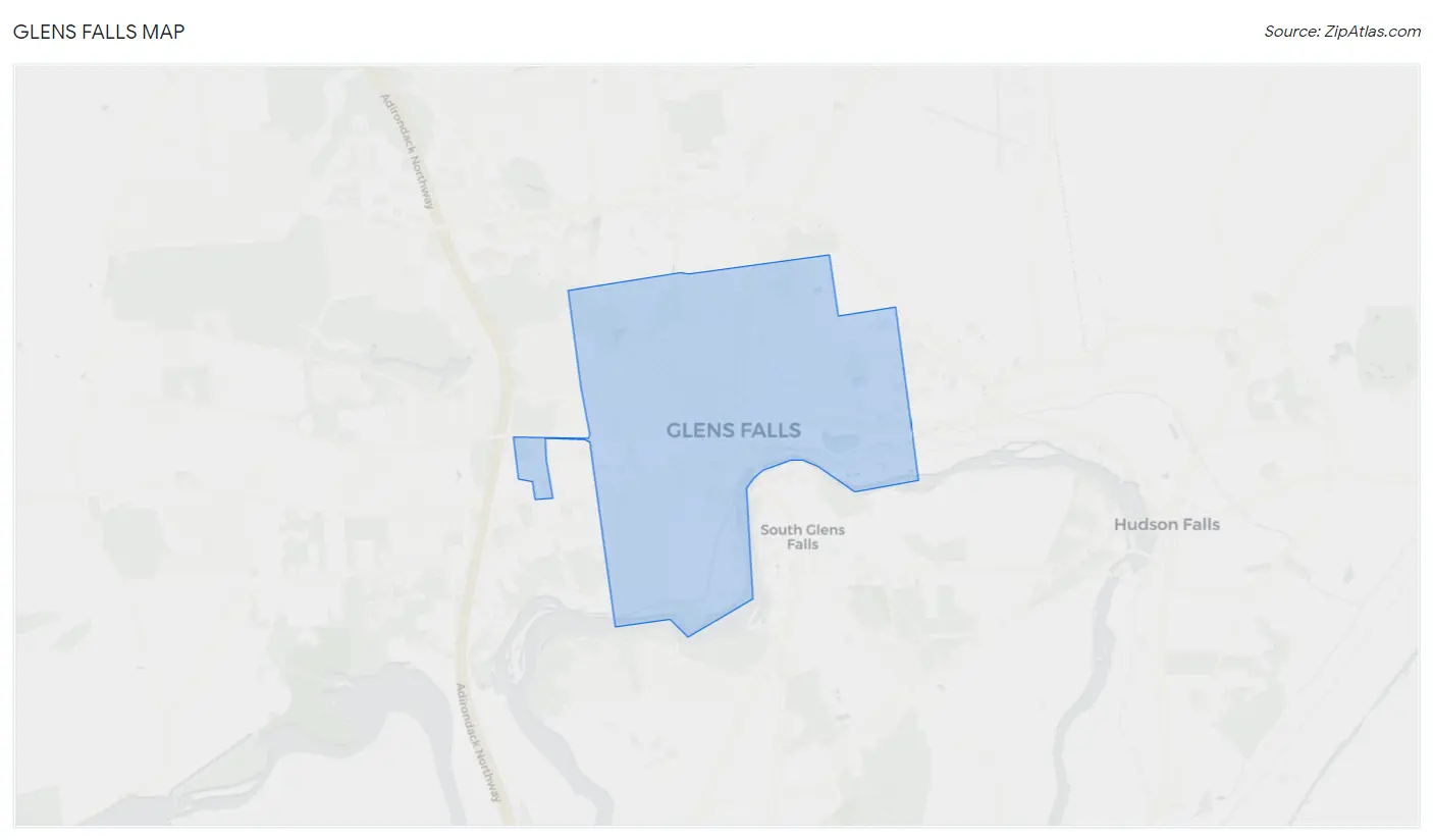 Glens Falls Map