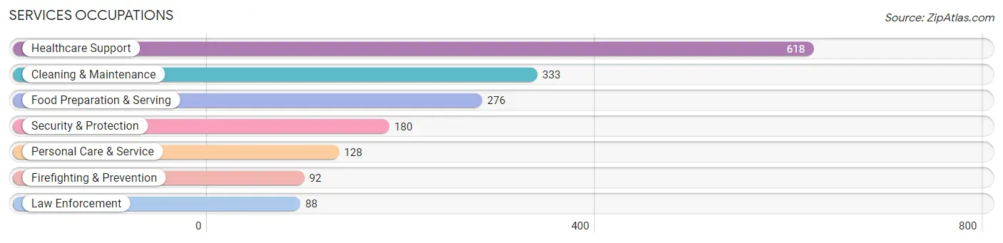 Services Occupations in Gloversville