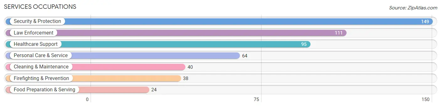 Services Occupations in Hamlin