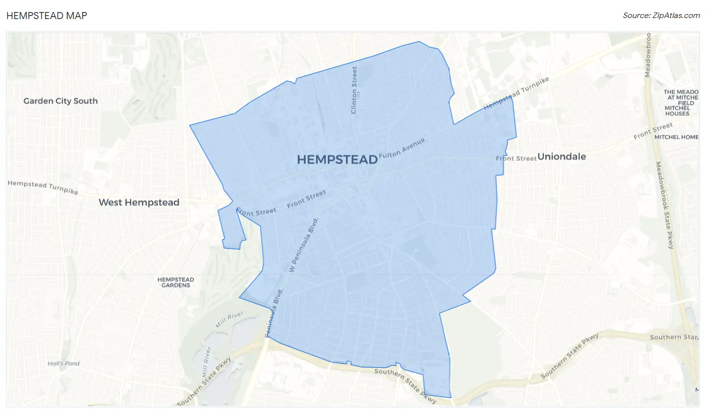 Hempstead Map