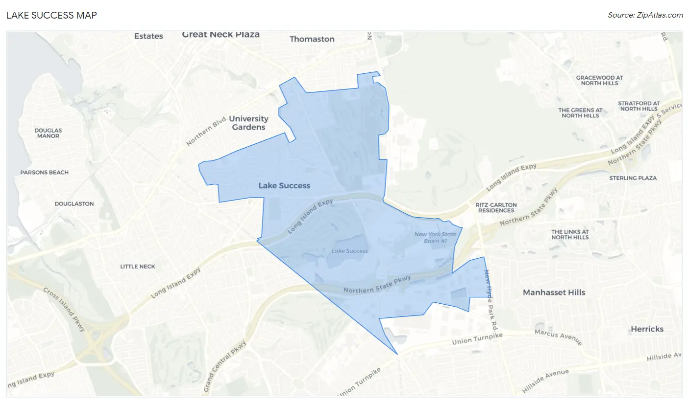 Lake Success Map
